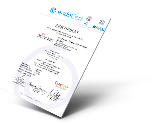 Zertifikat (endoCert) Endoprothetikzentrum (ClarCert)