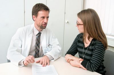 Aufklärungsgespräch mit dem Patienten