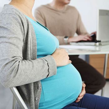 Schwangere bei der Beratung