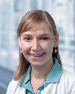 Christiane Fiedler, Oberärztin der Klinik für Gynäkologie und Geburtshilfe am Marienhospital Stuttgart