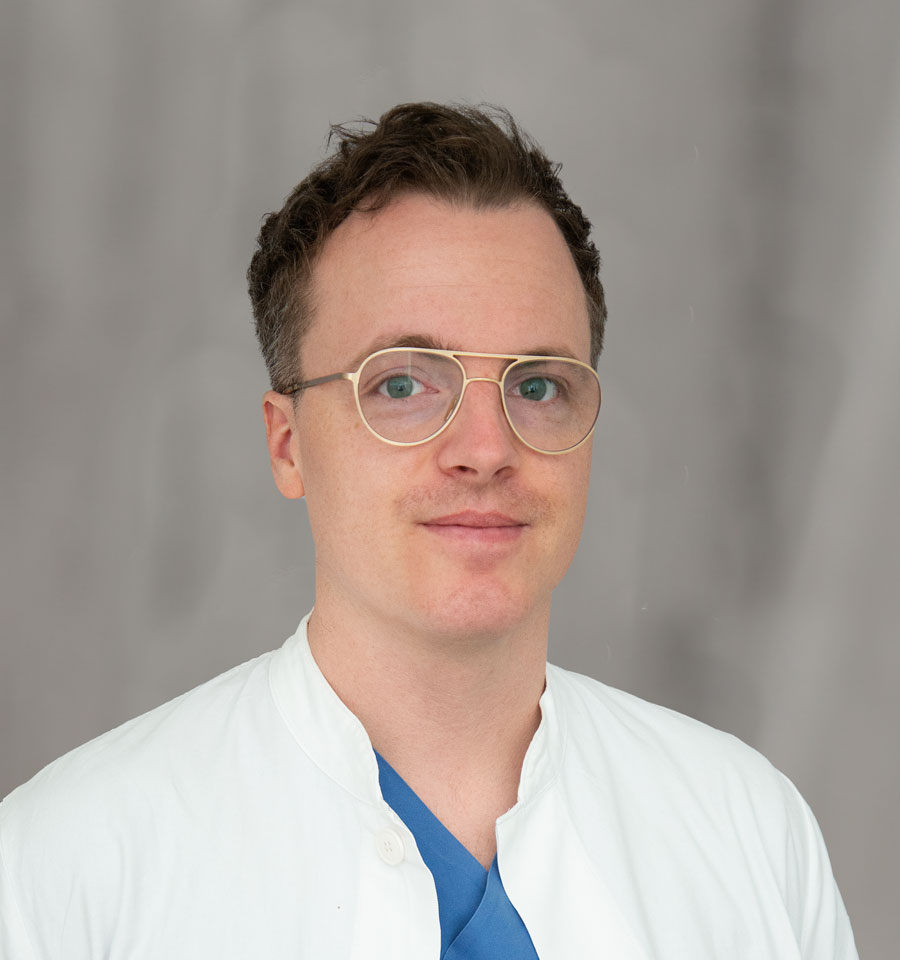 Dr. med. Daniel Gelfert, Ansprechpartner im Sprecherkreis der Assistenzärzte am Marienhospital Stuttgart