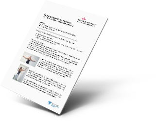 Infoblatt Übungsprogramm für Patientinnen nach einer Brustoperation (ohne Redondrainage)