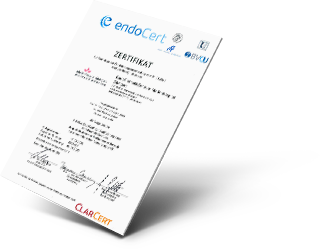 Zertifikat (endoCert) Endoprothetikzentrum (ClarCert)