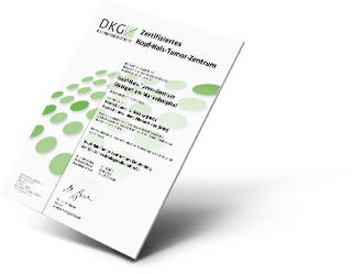 Zertifikat (DKG) Kopf-Hals-Tumorzentrum (OnkoZert)