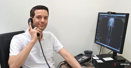 Dr. Roderich Rietig beantwortete Anruferfragen rund um die Gef&auml;&szlig;medizin