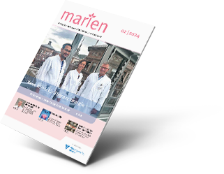 Die neue Ausgabe der Patientenzeitschrift &bdquo;marien&ldquo; (2/2024) kann hier eingesehen oder heruntergeladen werden