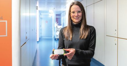 Clarissa Huber betreut die Mobilise-D-Studie als wissenschaftliche Mitarbeiterin
