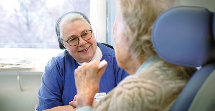 Gespr&auml;ch, Seelsorge und direkte Begegnung bleiben Schwester Patricia Baumann in jedem ihrer &Auml;mter wichtig