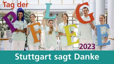 Tag der Pflege am 12.5.2023 in Stuttgart &ndash; Solidarit&auml;t und Nachwuchsgewinnung f&uuml;r den Pflegeberuf (Bild: Stadt Stuttgart)