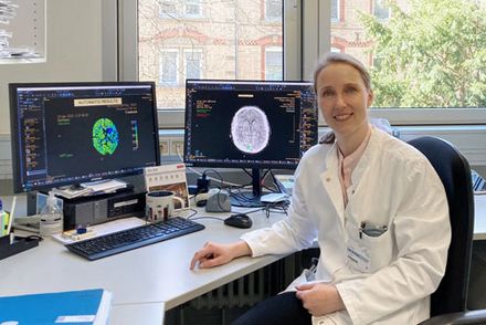 Dr. med. Nora Pagel, die Leiterin der Schlaganfalleinheit (Stroke-Unit) im Marienhospital Stuttgart