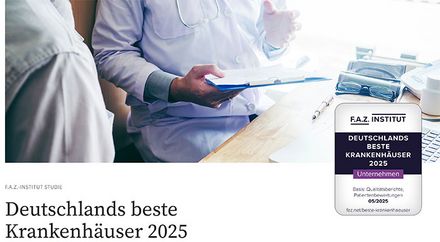 Studie des F.A.Z.-Instituts: Deutschlands beste Krankenhäuser 2025