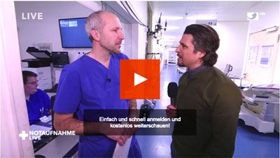 „Notaufnahme live“ des Senders Kabel Eins am 13.2.2020