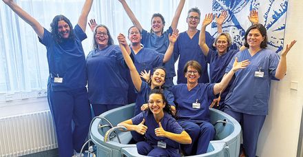 2025 wurde im Marienhospital ein Hebammenkrei&szlig;saal neu etabliert