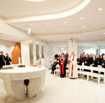 Gottesdienst in der Hauskapelle