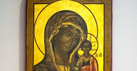 Ikone mit der Gottesmutter von Kasan