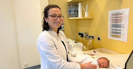 Dr. med. Adela Stoenescu, Oberärztin und ärztliche Leiterin des Kreißsaals