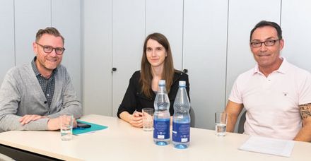 Als Konfliktnavigatoren tätig (von links): Klaus Konrad Schneider, Caroline Bühler und Haris Zubanovic
