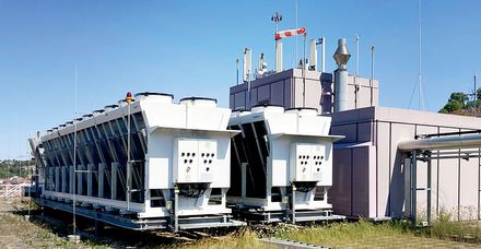 Viel Energie und Technik im Marienhospital: von den zwei K&uuml;hlt&uuml;rmen auf dem Dach ...