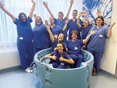 Online-Infoabend &bdquo;Hebammenkrei&szlig;saal&ldquo;