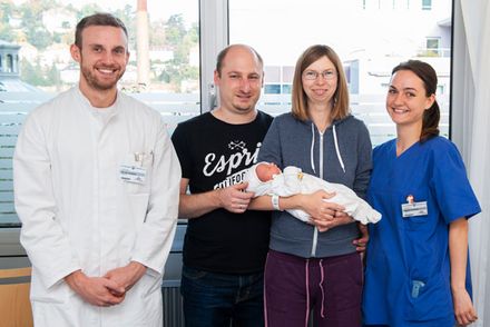 1000. Geburt im Marienhospital Stuttgart im Jahr 2018