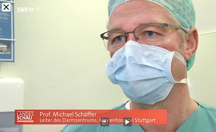 In der Landesschau Baden-Württemberg: Prof. Dr. Michael Schäffer