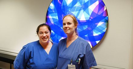 Franziska Gerbeth und Sabine Uhrig (rechts) arbeiten als Physician Assistants am Marienhospital Stuttgart