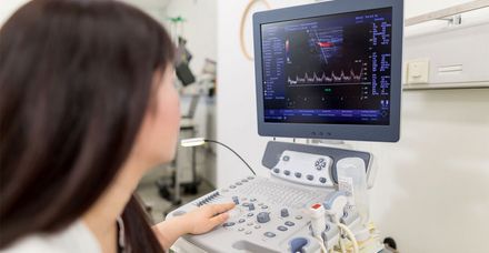 Bei einer Ultraschalluntersuchung lassen sich viele Gefäßerkrankungen rasch erkennen