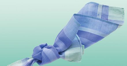 Ein Knoten im Taschentuch vermag uns an vieles zu erinnern; au&szlig;er daran, ein Taschentuch mitzunehmen (Bildquelle: Tarzhanova, Shutterstock)