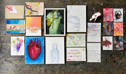 Das Marienhospital Stuttgart öffnet erneut seine Türen für junge Kunst von Schülern des Evangelischen Mörike