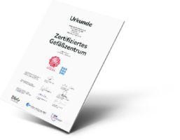 Zertifikat Interdisziplinäres Gefäßzentrum am Marienhospital Stuttgart