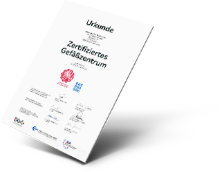Zertifikat (DGG, DRG, DGA)Interdisziplinäres Gefäßzentrum