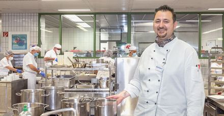 Verpflegungsmanager Stefan Lepadusch