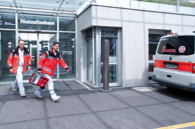 Das Marienhospital beheimatet einen der vier festen Notarztstandorte innerhalb Stuttgarts