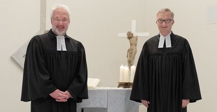 Feierliche Einführung (Investitur) des Seelsorgers Pfarrer Burkhard Rink im Marienhospital Stuttgart