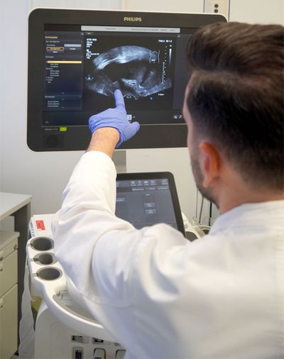 Mithilfe der Beckenbodensonografie lassen sich Struktur und Funktion des Beckenbodens beurteilen (Bild: Christine Gerhardt)