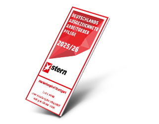 Siegel (stern/MINQ)Deutschlands ausgezeichneteArbeitgeber Pflege2025/26