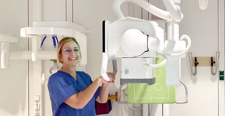 ... und dort beim R&ouml;ntgenger&auml;t