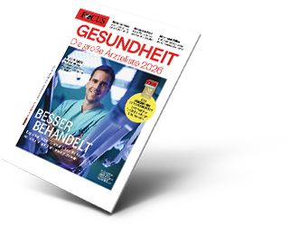 Focus-Magazin „Gesundheit“ mit der „Großen Ärzteliste 2026“ (Quelle: Focus-Magazin) Focus-Magazin „Gesundheit“ mit der „Großen Ärzteliste 2026“ (Quelle: Focus-Magazin)