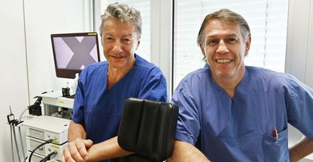 Ein kollegialer und kooperativer Führungsstil ist Prof. Steinhart und seinem leitenden Oberarzt Dr. Ralph Kehl wichtig